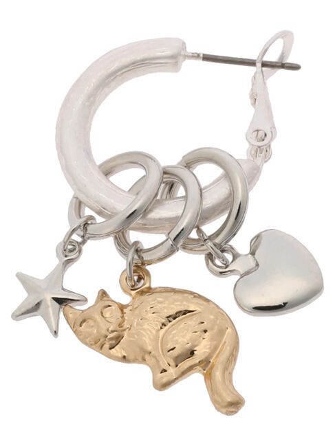  「アシンメトリーピアスD( チャーム&times;ウォーターパール)」|その他|