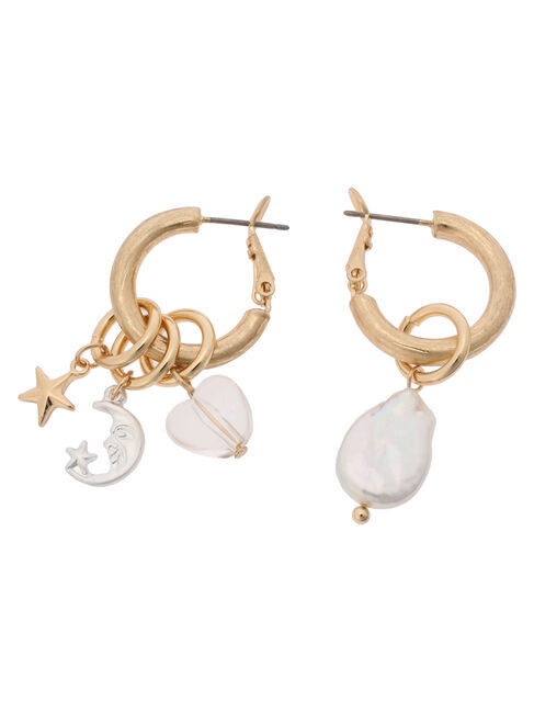  「アシンメトリーピアスD( チャーム&times;ウォーターパール)」|その他|