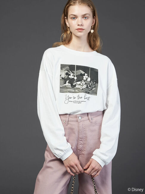  「ART長袖Tシャツ/Disney」|Tシャツ・カットソー|