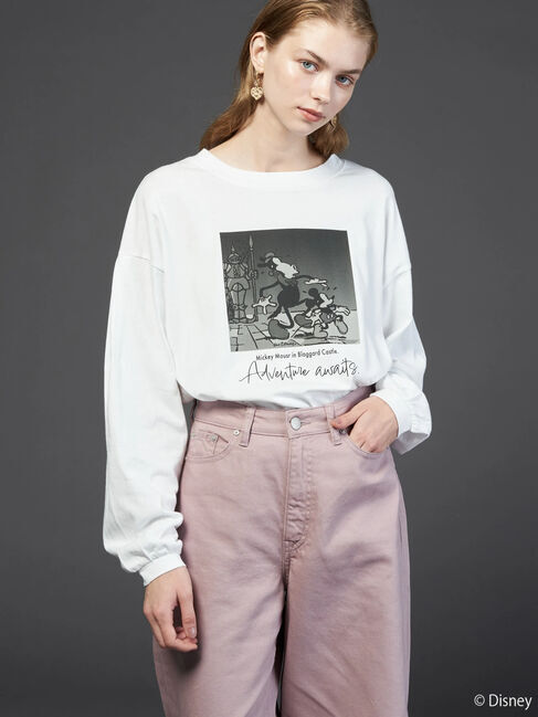  「ART長袖Tシャツ/Disney」|Tシャツ・カットソー|B