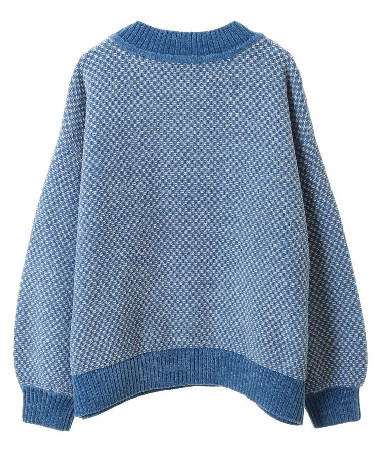 Green Parks「ベロアモールモックネックニットプルオーバー」|ニット・セーター|