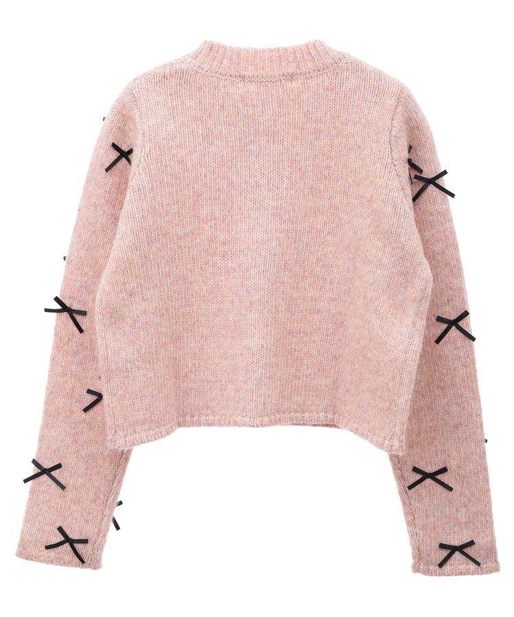 Green Parks「・ANDSEARCH メニーリボンニットカーディガン」|カーディガン|