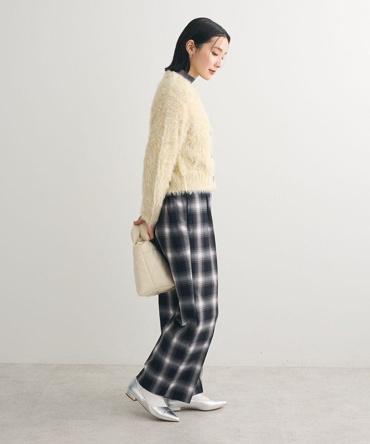 Green Parks「・Petit Fleur シャギーニットカーディガン」|カーディガン|