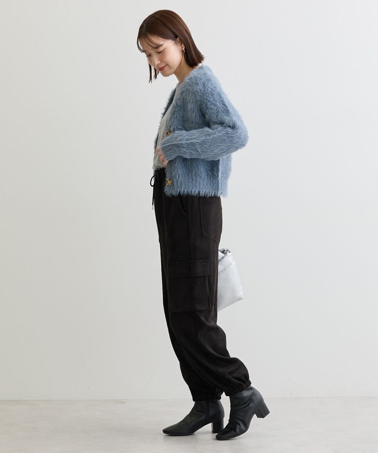 Green Parks「・Petit Fleur シャギーニットカーディガン」|カーディガン|