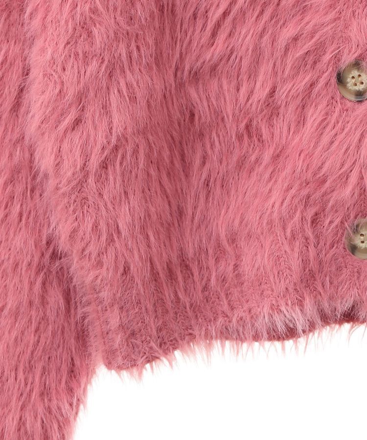 Green Parks「・Petit Fleur シャギーニットカーディガン」|カーディガン|