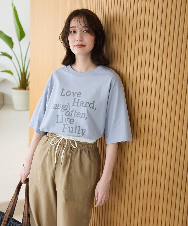 Green Parks「・ELENCARE DUE ロゴpt 6分袖TEE」|Tシャツ・カットソー|