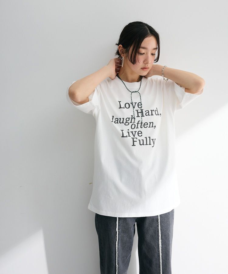 Green Parks「・ELENCARE DUE ロゴpt 6分袖TEE」|Tシャツ・カットソー|