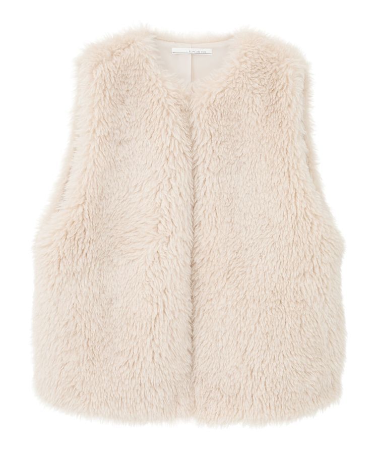 Green Parks「・ELENCARE DUE シープファーロングベスト」|ベスト・ジレ|