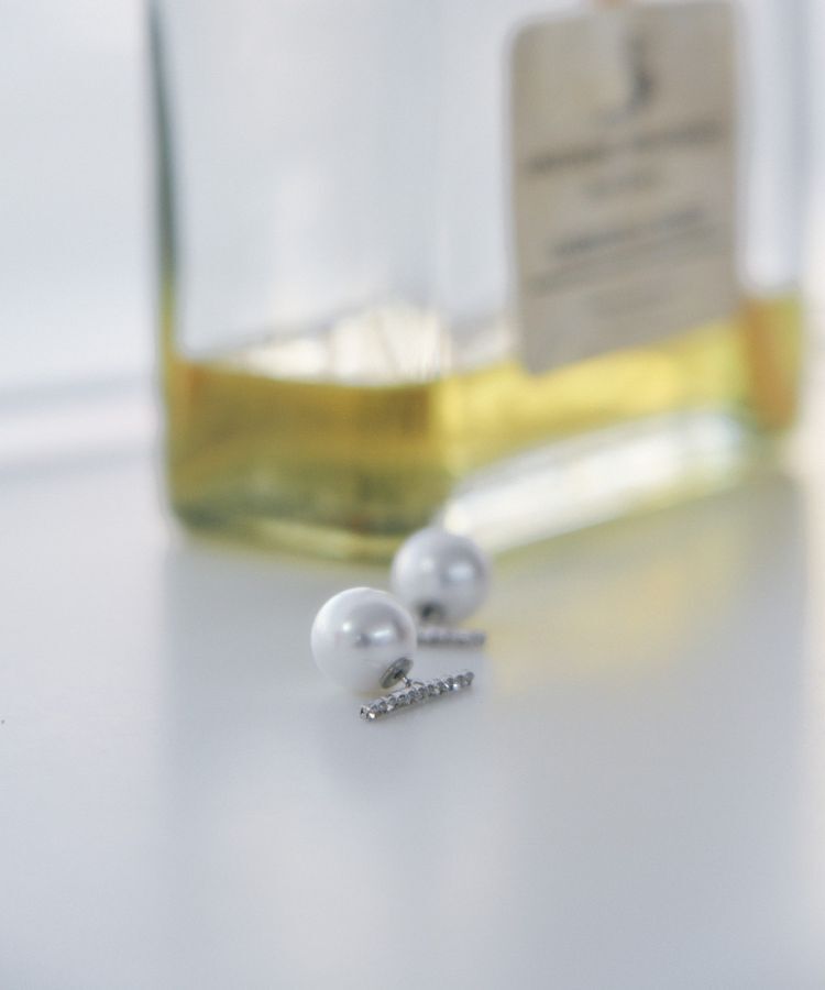 YECCA VECCA「2wayパールバーピアス」|ピアス|