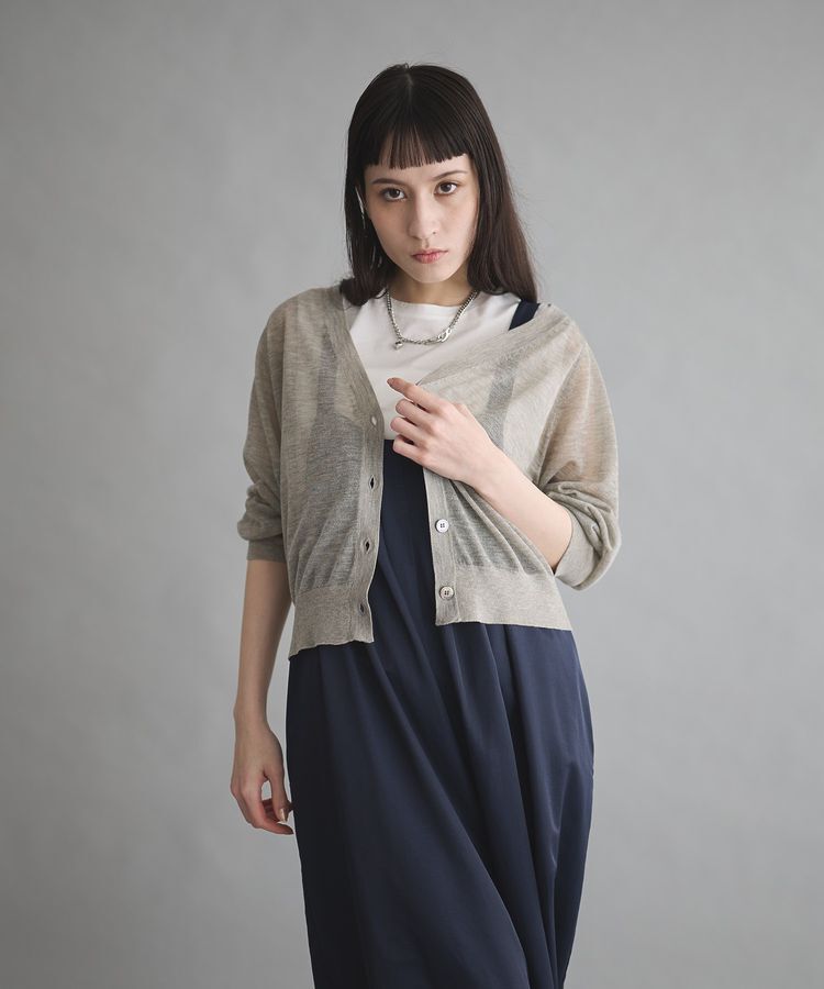 GARAGE OF GOOD CLOTHING「シアーVネックカーディガン」|カーディガン|