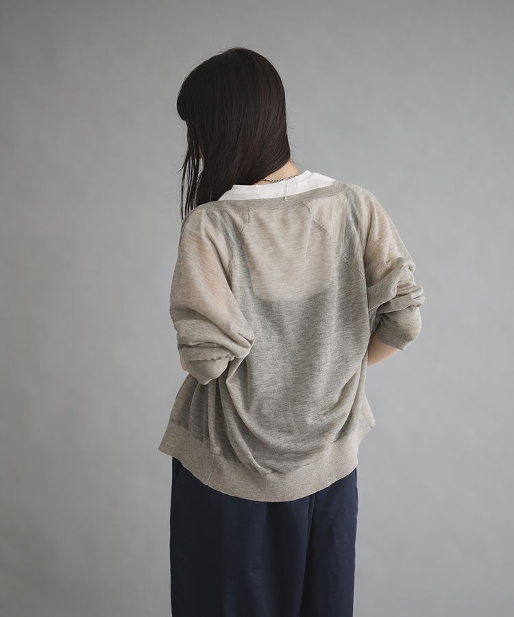 GARAGE OF GOOD CLOTHING「シアーVネックカーディガン」|カーディガン|