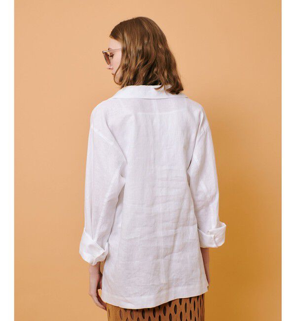 allureville「リネンプルオーバーシャツ」|シャツ・ブラウス|