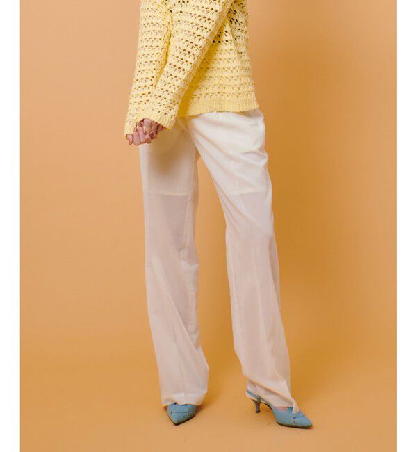 allureville「ボイルシアーセンタープレスパンツ」|その他|