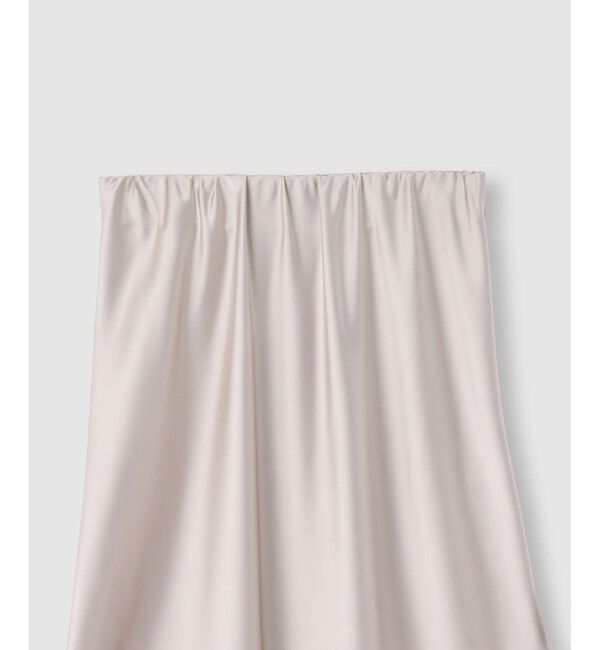 allureville「サテンバイヤスナロースカート」|スカート|