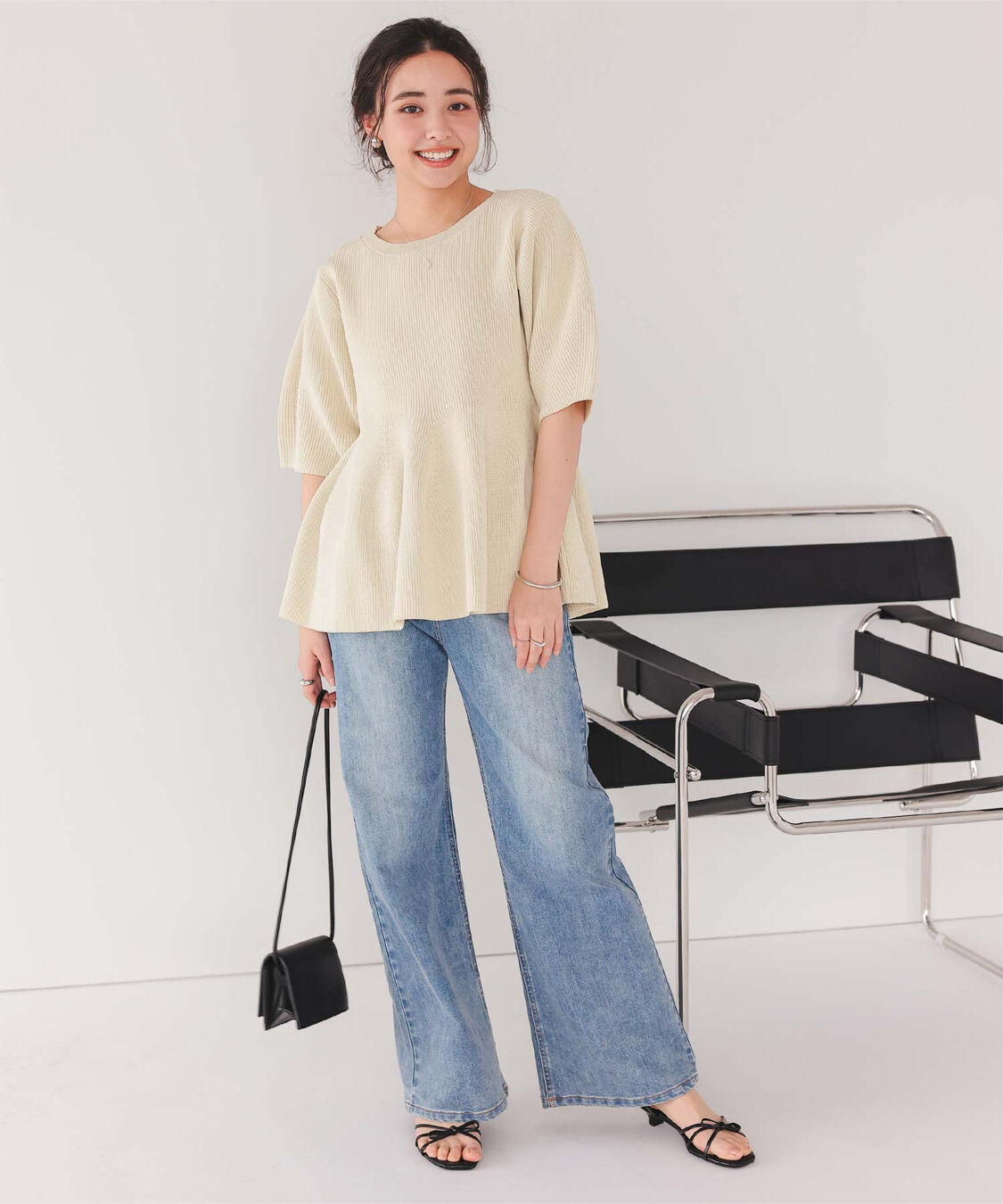 titivate「フレアデザインニットトップス」|ニット・セーター|