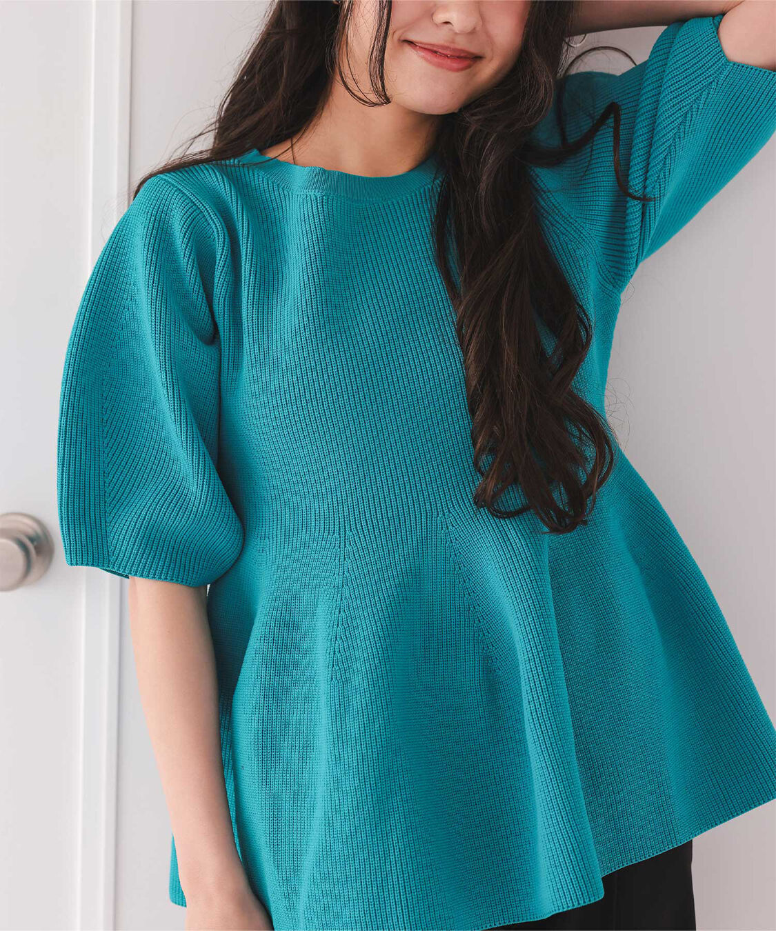 titivate「フレアデザインニットトップス」|ニット・セーター|