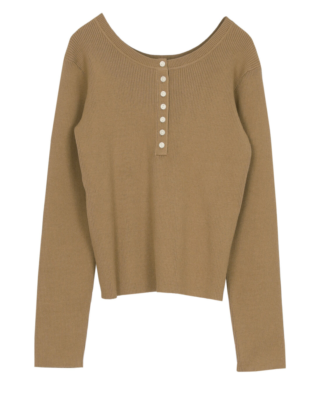 titivate「前後2wayUVケア/抗ピルヘンリーネックリブニット」|ニット・セーター|