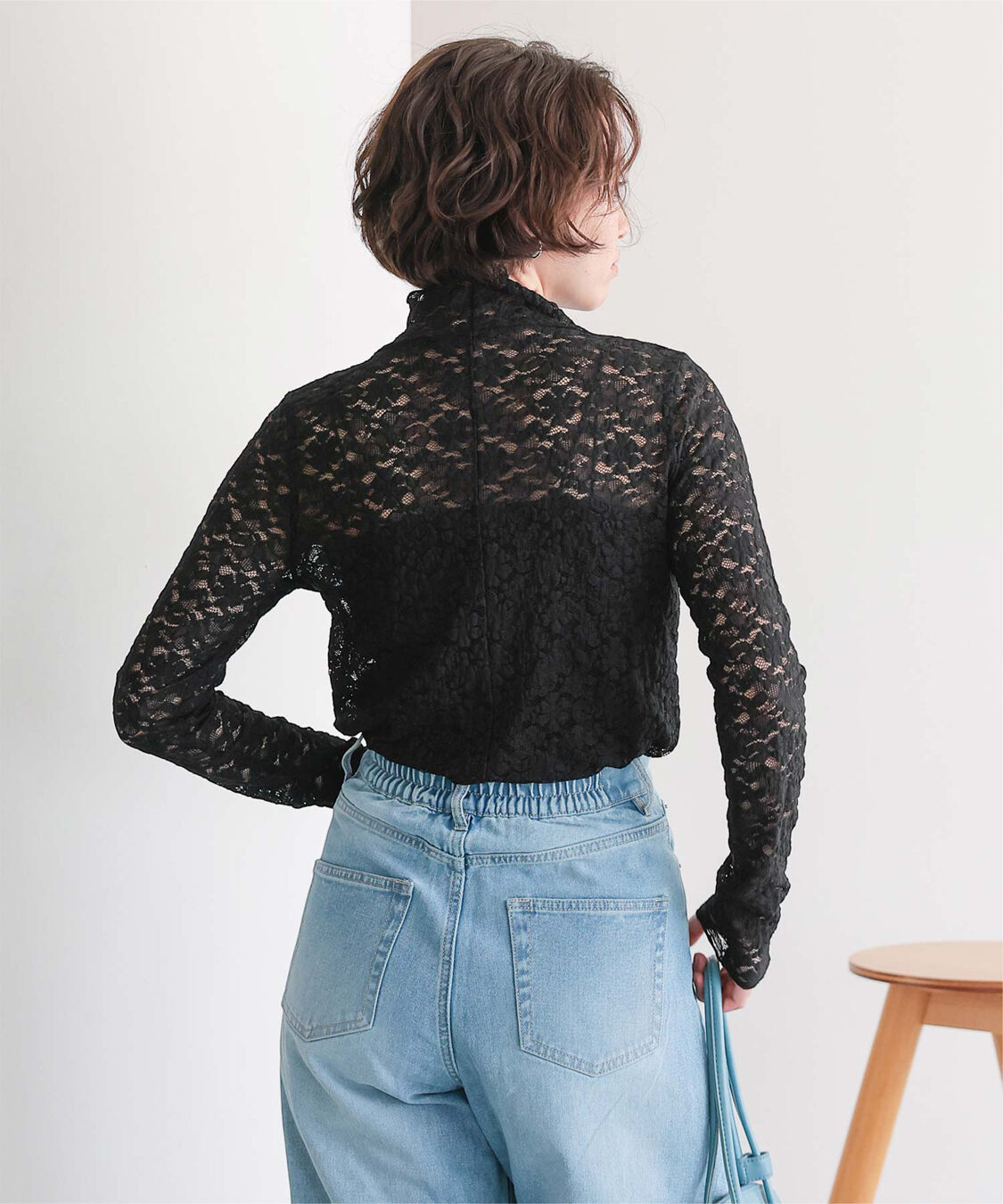 titivate「ハイネックレーストップス」|Tシャツ・カットソー|