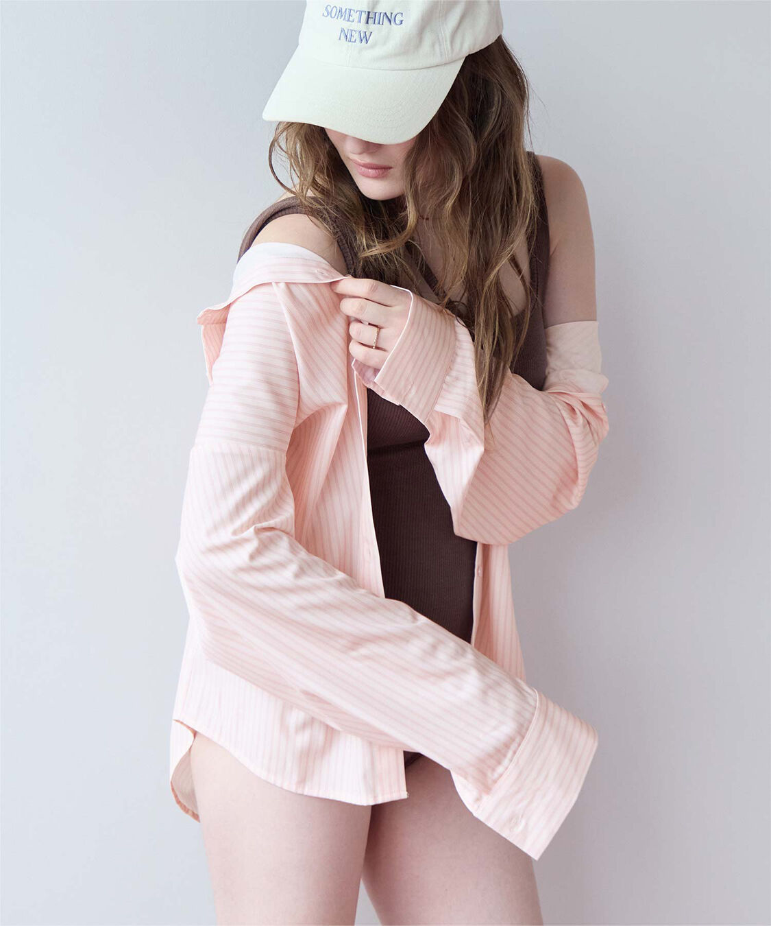 SEA DRESS「ウエストマークデザインシャツ/ラッシュガード」|ビキニトップス|