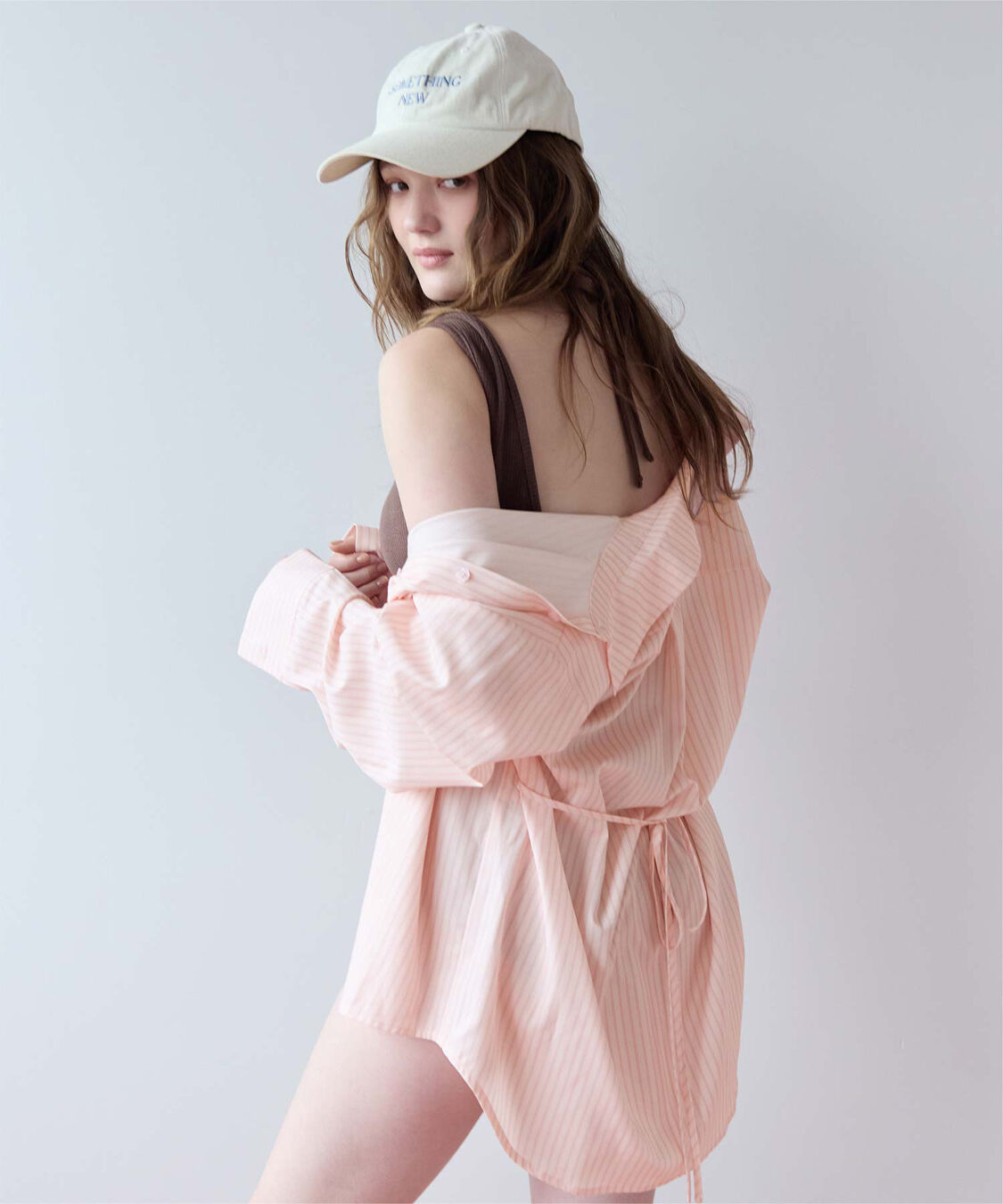 SEA DRESS「ウエストマークデザインシャツ/ラッシュガード」|ビキニトップス|