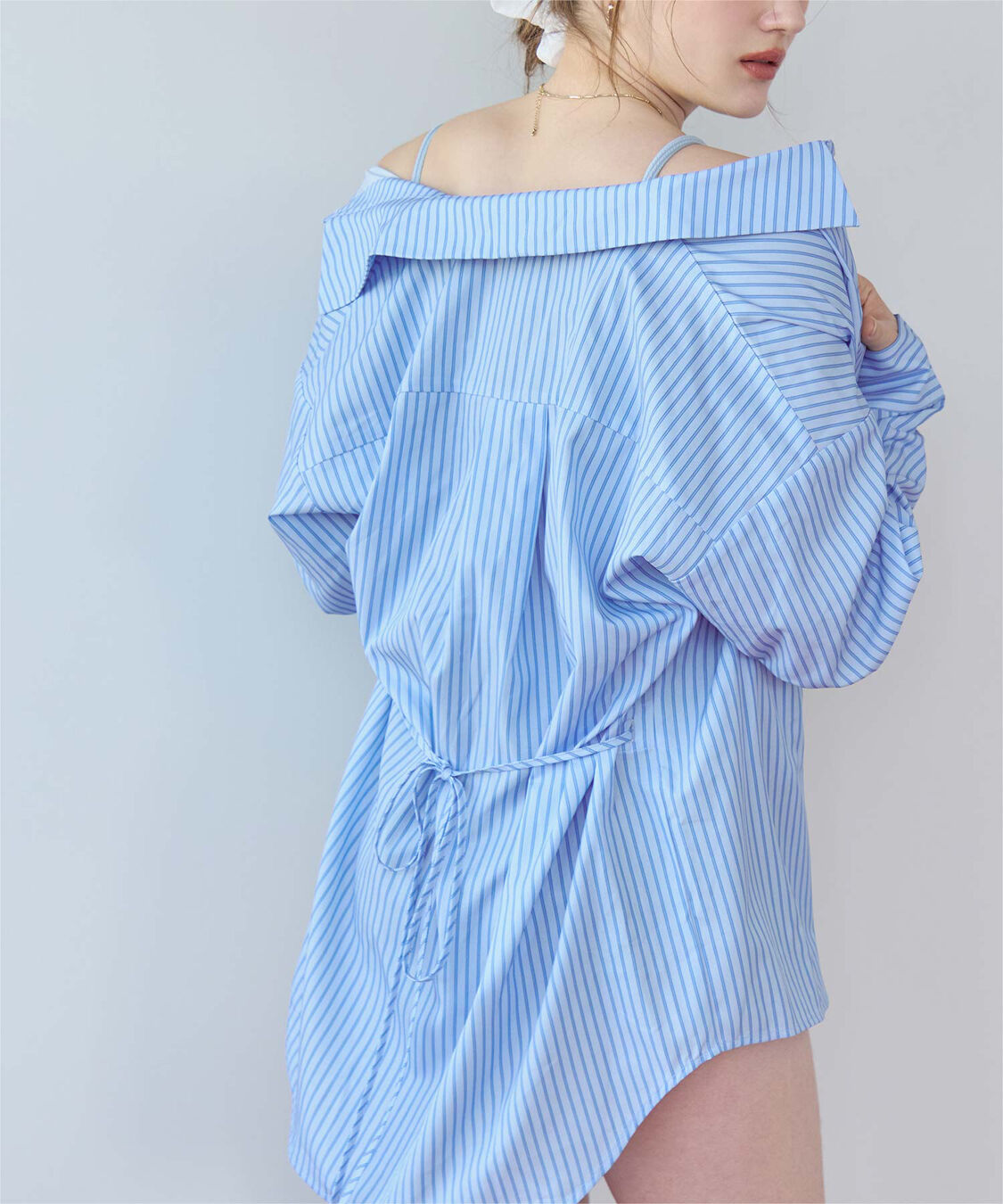 SEA DRESS「ウエストマークデザインシャツ/ラッシュガード」|ビキニトップス|