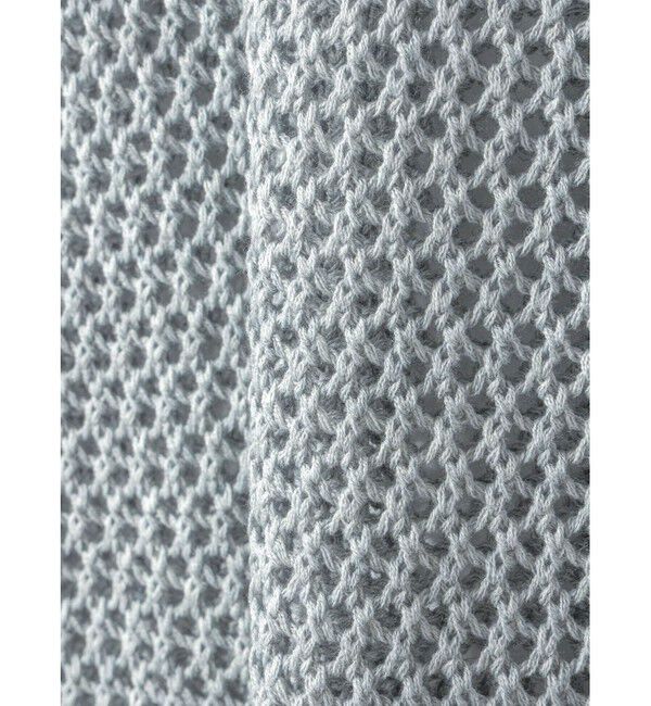 mizuiro ind「mizuiro ind メッシュVネックカーディガン」|カーディガン|