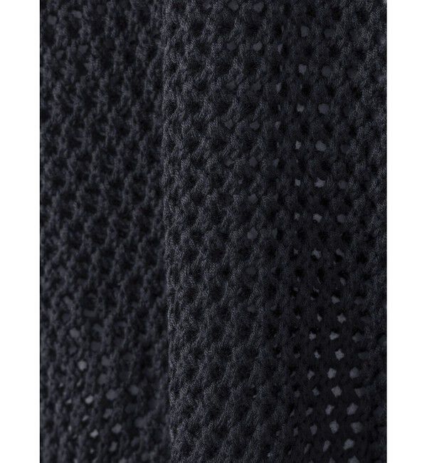 mizuiro ind「mizuiro ind メッシュVネックカーディガン」|カーディガン|