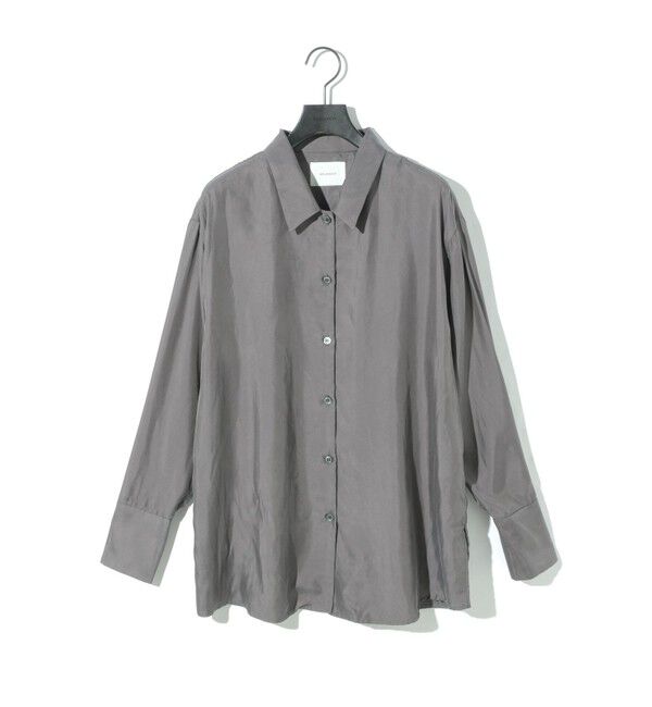 MIDIUMISOLID「MIDIUMISOLID for Ladies リラックスキュプラシャツ」|シャツ・ブラウス|