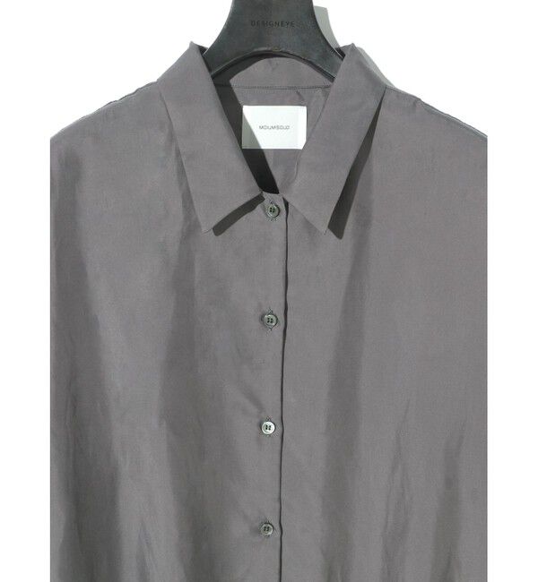 MIDIUMISOLID「MIDIUMISOLID for Ladies リラックスキュプラシャツ」|シャツ・ブラウス|