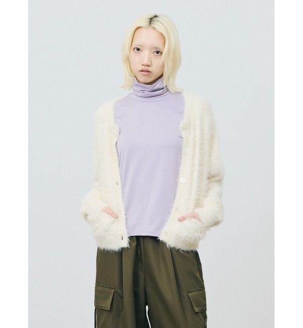 MARMARMAR「MARMARMAR シャギーニットカーディガン」|カーディガン|