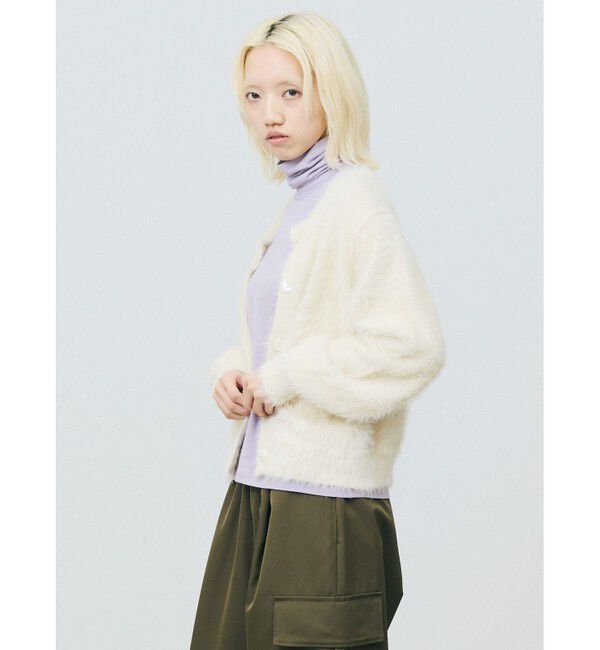 MARMARMAR「MARMARMAR シャギーニットカーディガン」|カーディガン|