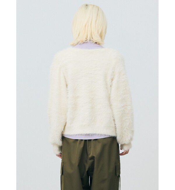 MARMARMAR「MARMARMAR シャギーニットカーディガン」|カーディガン|