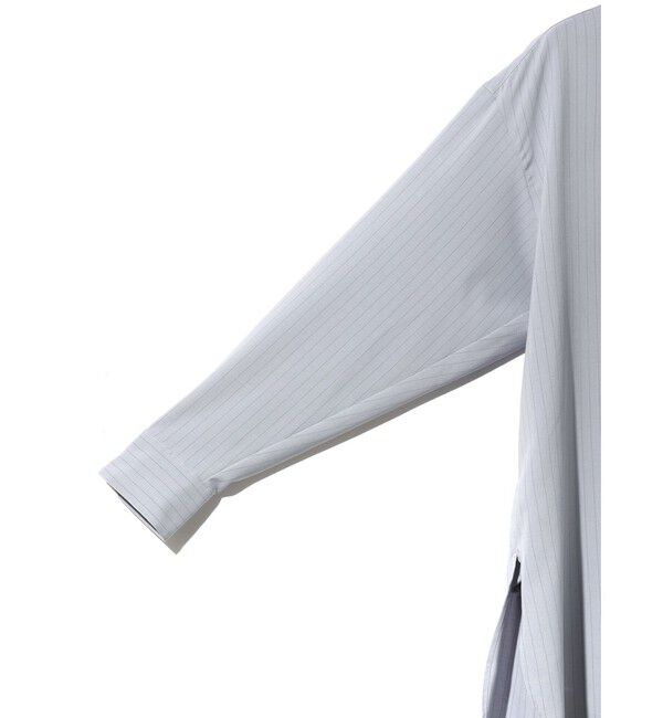 MIDIUMISOLID「MIDIUMISOLID バンドカラーロングシャツ」|シャツ・ブラウス|