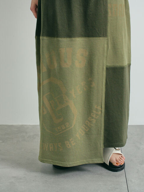 SM2「裏毛プリント配色アシメスカート」|スカート|