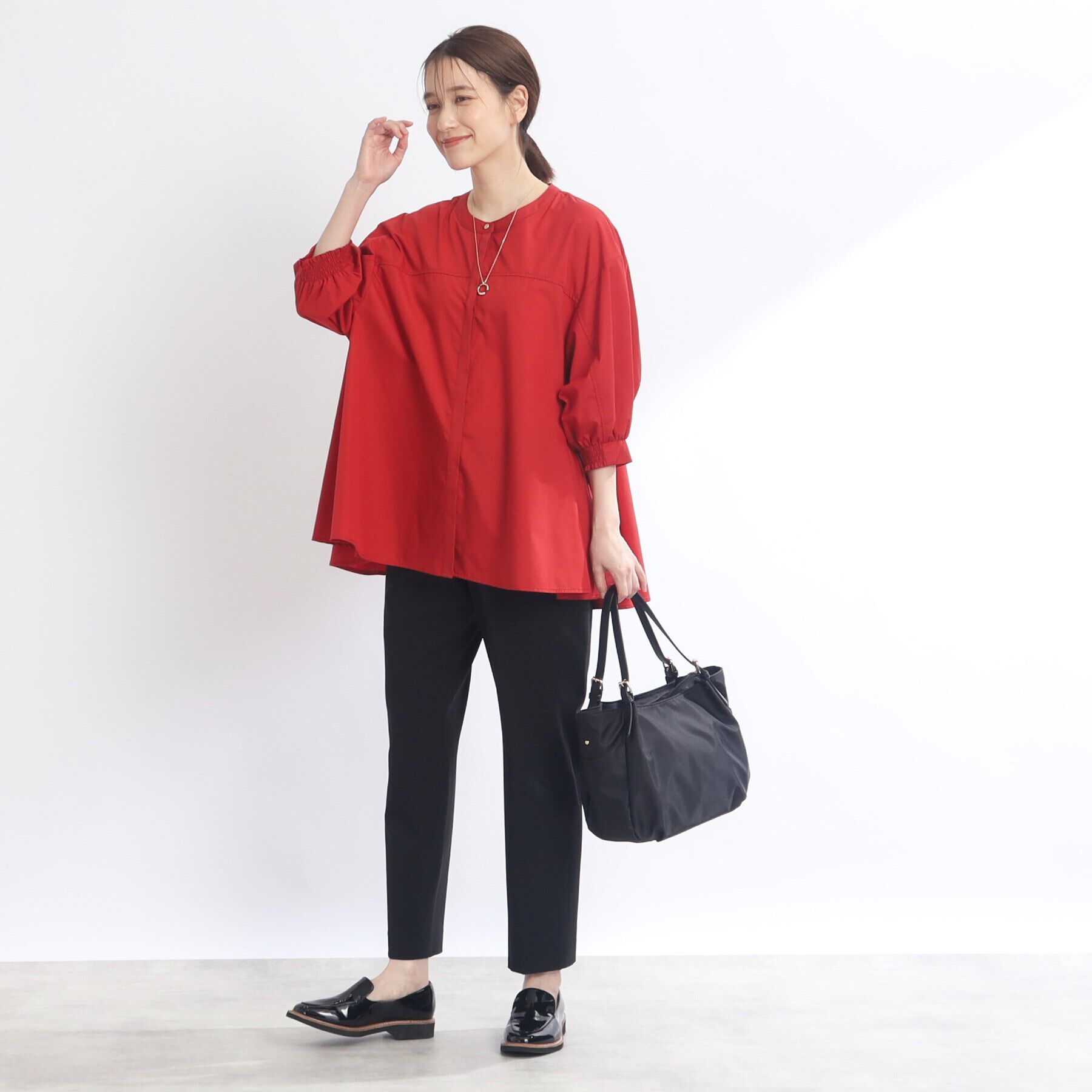 Reflect「【手洗い可】テーパードストレッチパンツ」|その他|