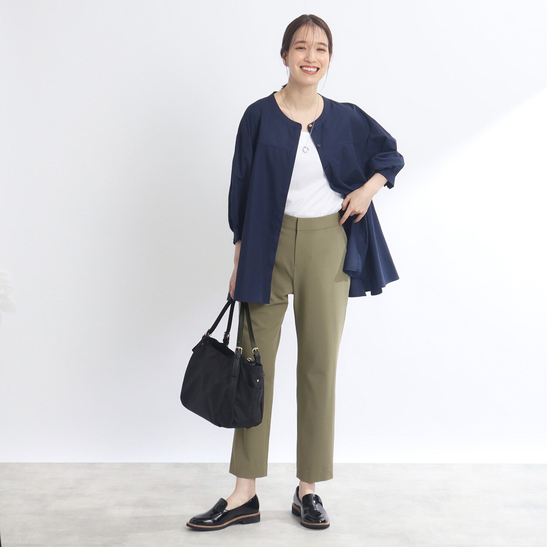 Reflect「【手洗い可】テーパードストレッチパンツ」|その他|