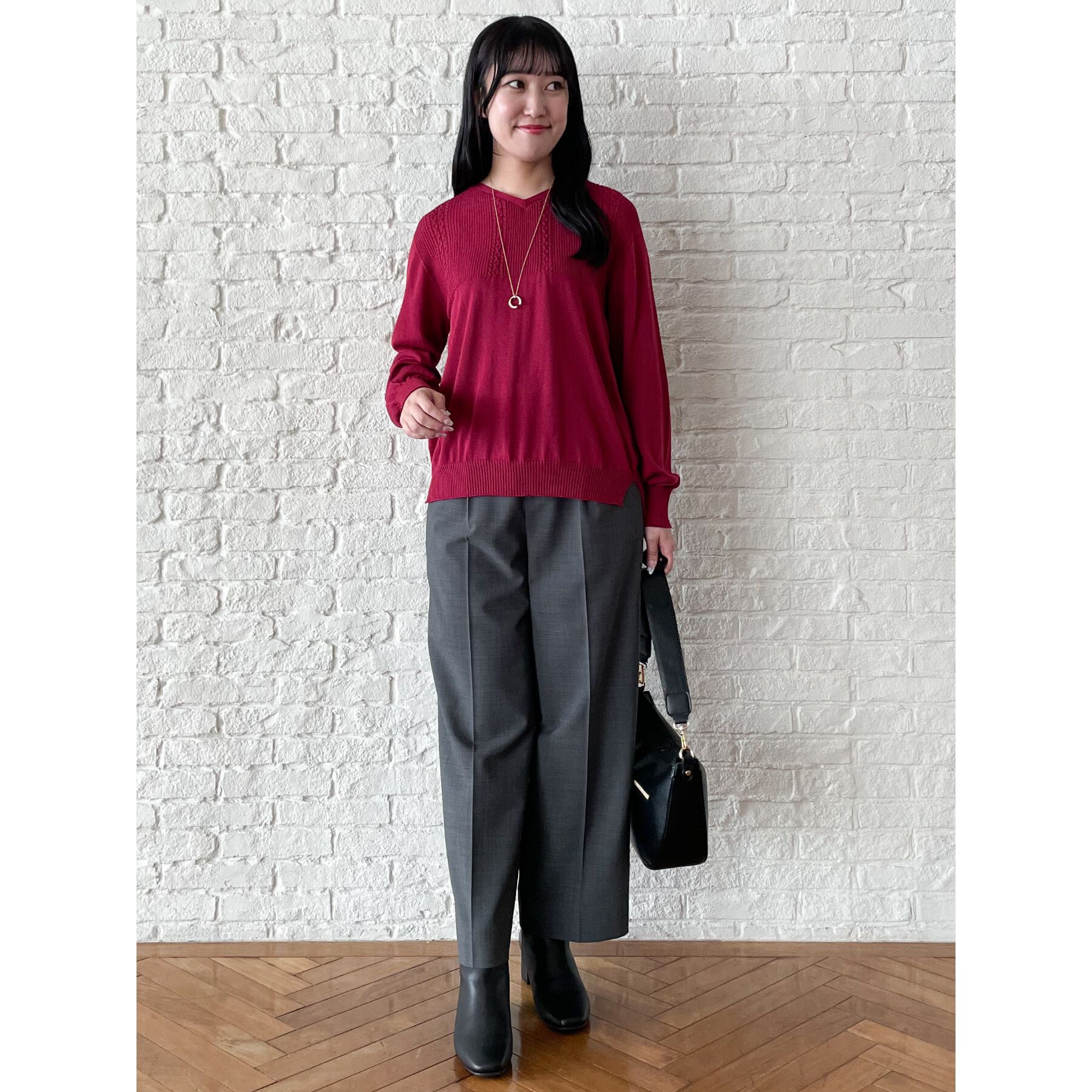 Reflect「【手洗い可】スタイルアップワイドパンツ」|その他|