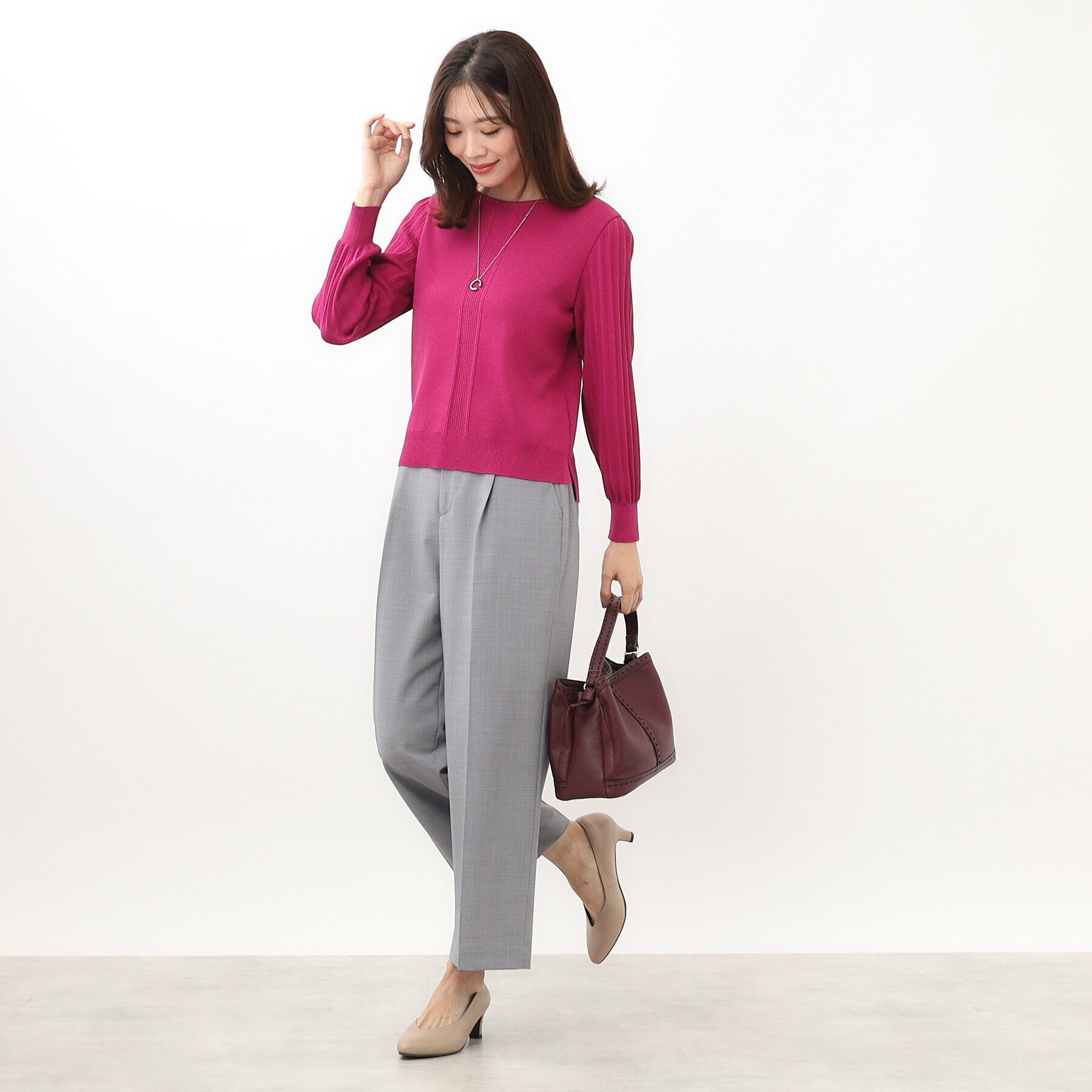 Reflect「【手洗い可】スタイルアップワイドパンツ」|その他|