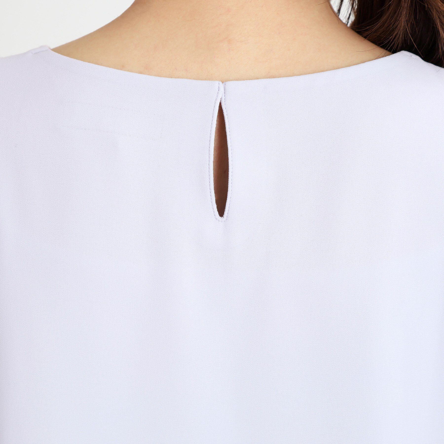 Reflect「【夏SALE／手洗い可】幾何柄レースブラウス」|シャツ・ブラウス|