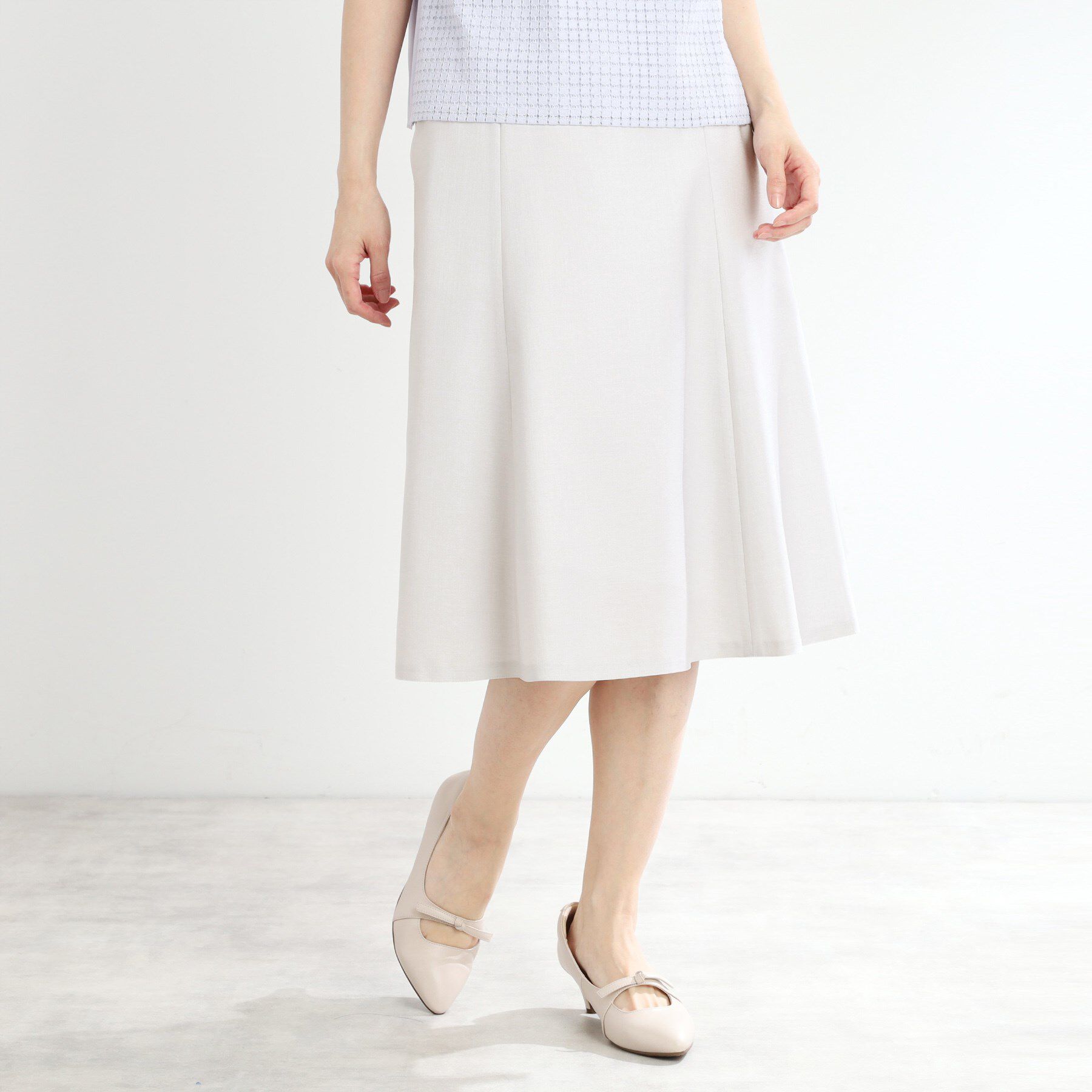 Reflect「【洗える／セットアップ可】ドライタッチフレアスカート」|スカート|