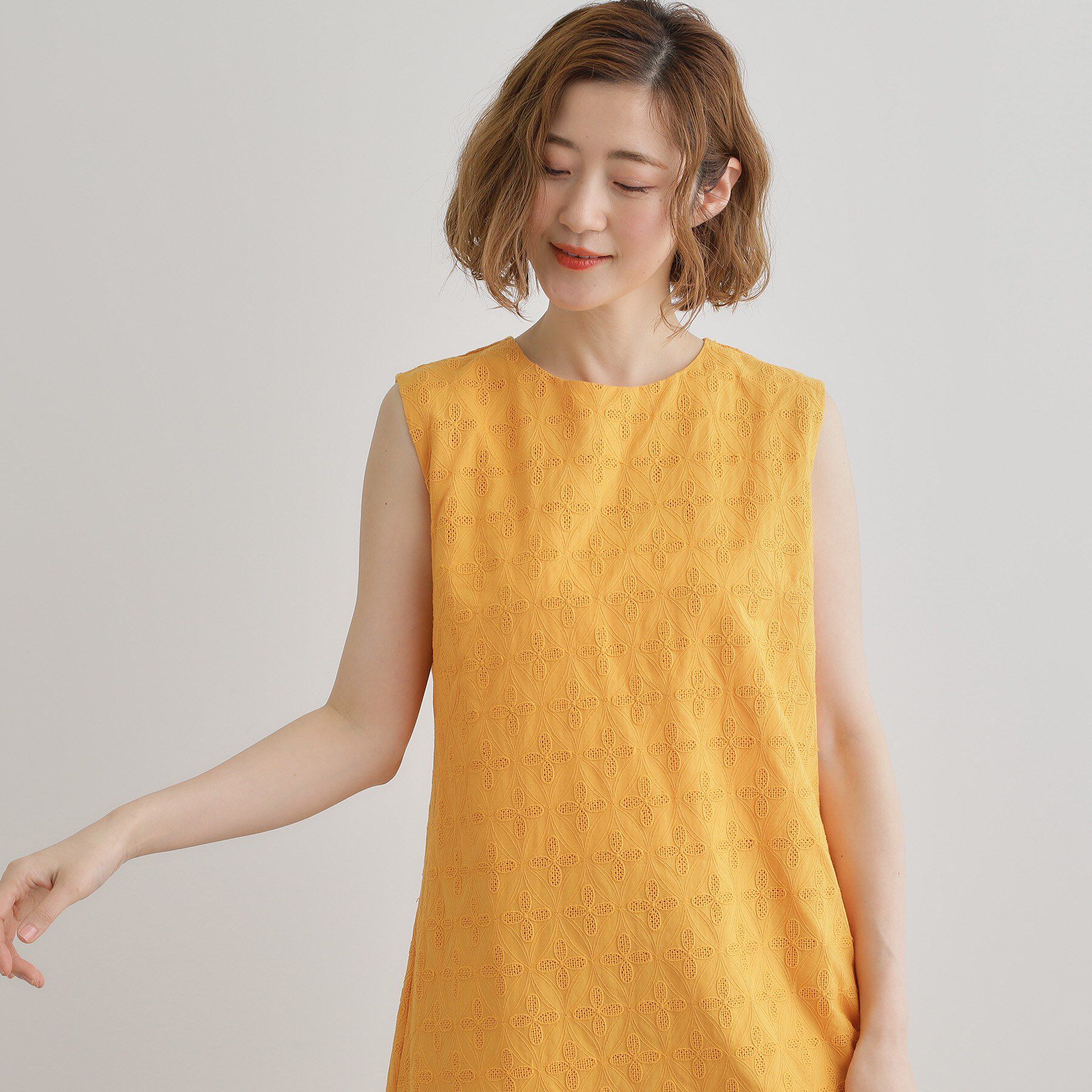 grove「【一枚で華やか】エンブロイダリーレースワンピース」|ワンピース|