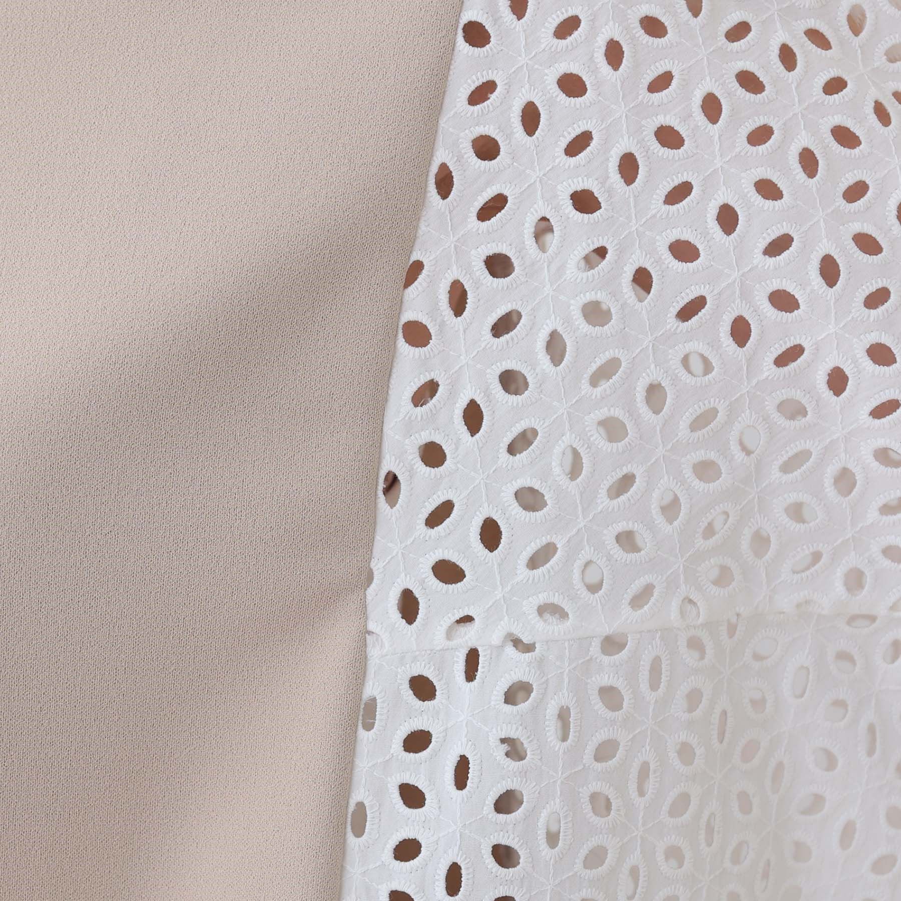 INDIVI「【洗える／体型カバー】レースコンビトップス」|Tシャツ・カットソー|