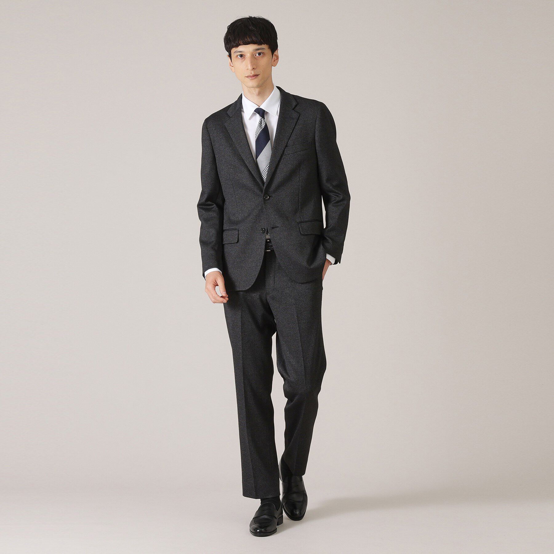 TAKEO KIKUCHI「【尾州織】ウールブレンド ムリネ千鳥パンツ / セットアップ対応」|その他|