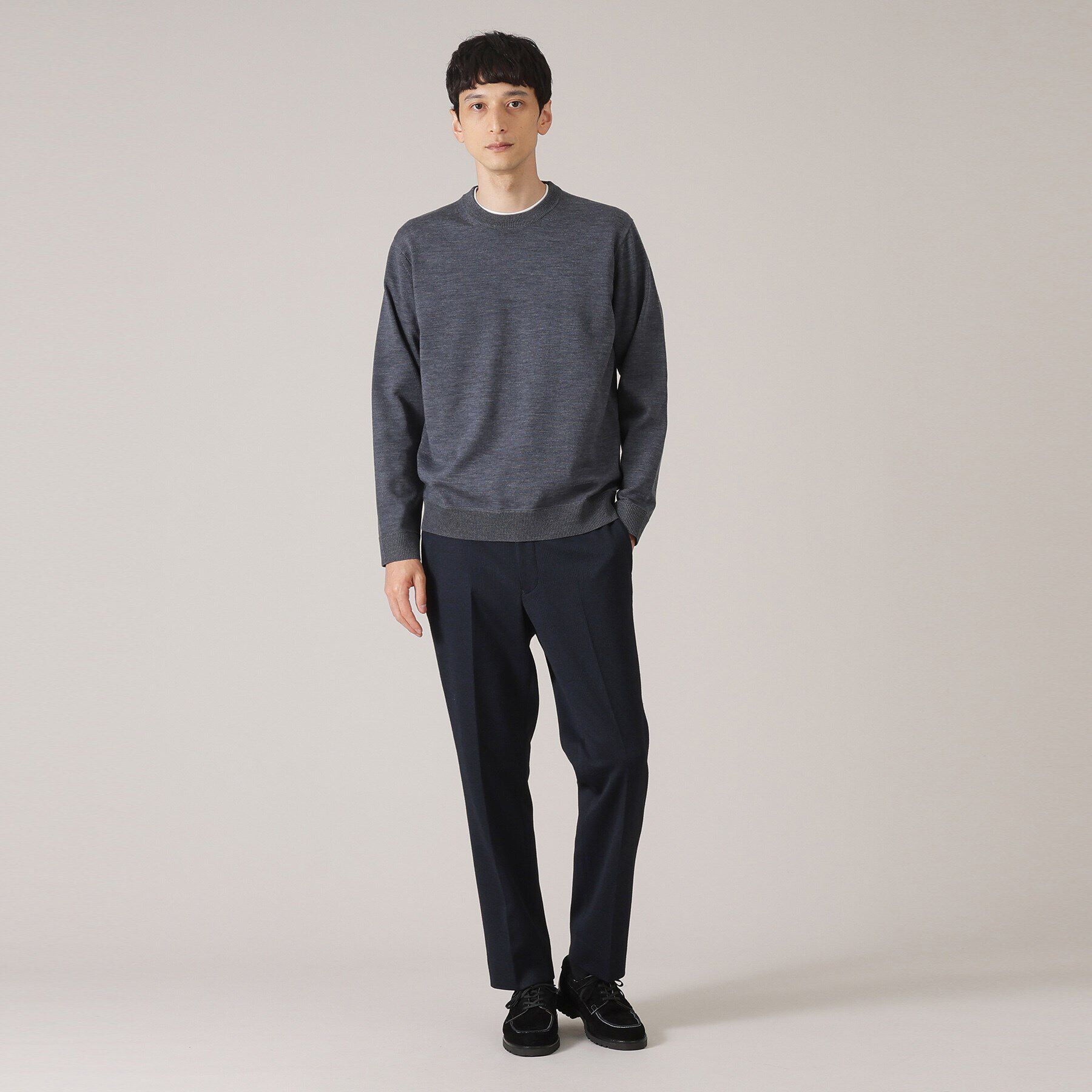 TAKEO KIKUCHI「【尾州織】ウールブレンド ムリネ千鳥パンツ / セットアップ対応」|その他|