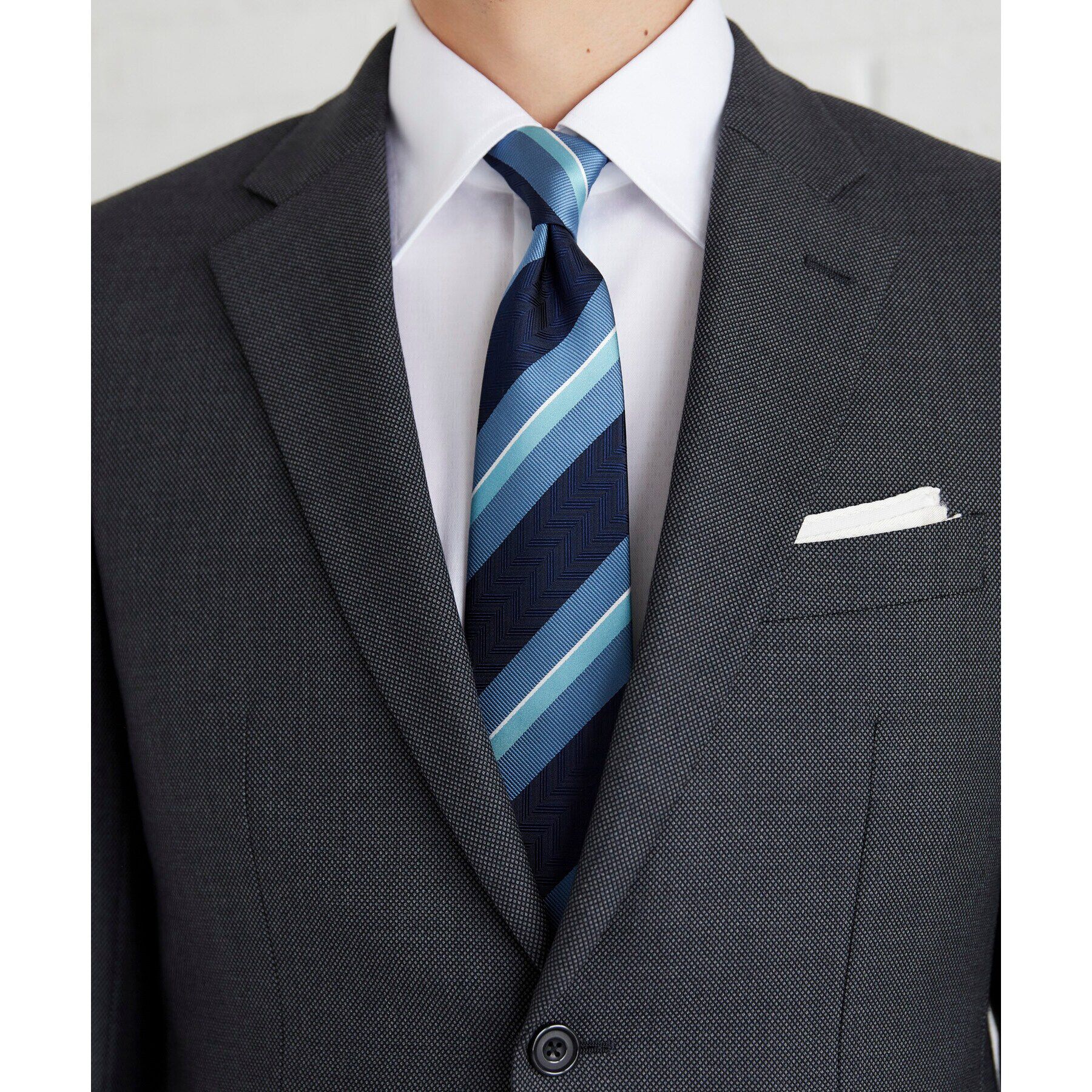 TAKEO KIKUCHI「【THE FLAGSHIP】矢羽根文様（やばねもん）ストライプ ネクタイ」|ネクタイ・蝶ネクタイ|