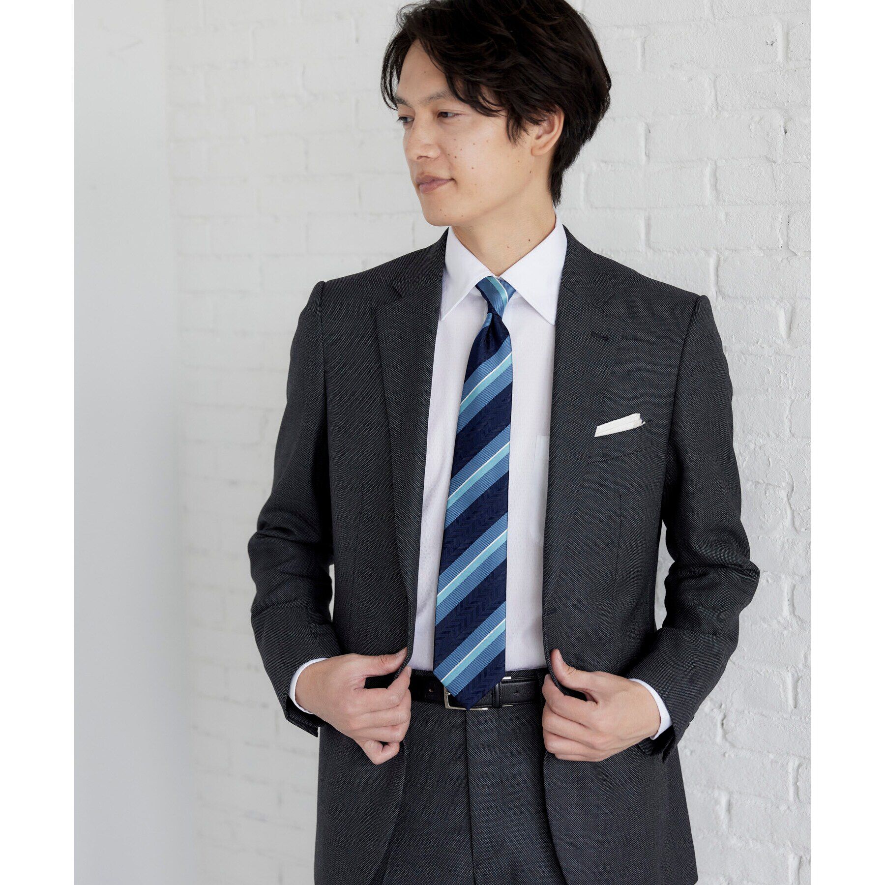 TAKEO KIKUCHI「【THE FLAGSHIP】矢羽根文様（やばねもん）ストライプ ネクタイ」|ネクタイ・蝶ネクタイ|