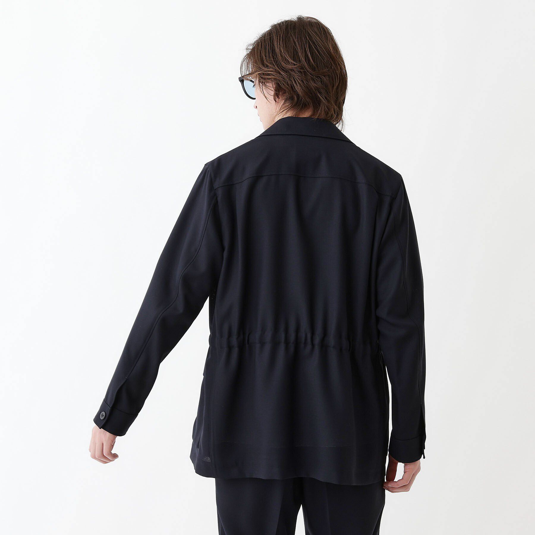 TAKEO KIKUCHI「【THE FLAGSHIP】ポリエステルウール メッシュ サファリジャケット」|ブルゾン・スタジャン|