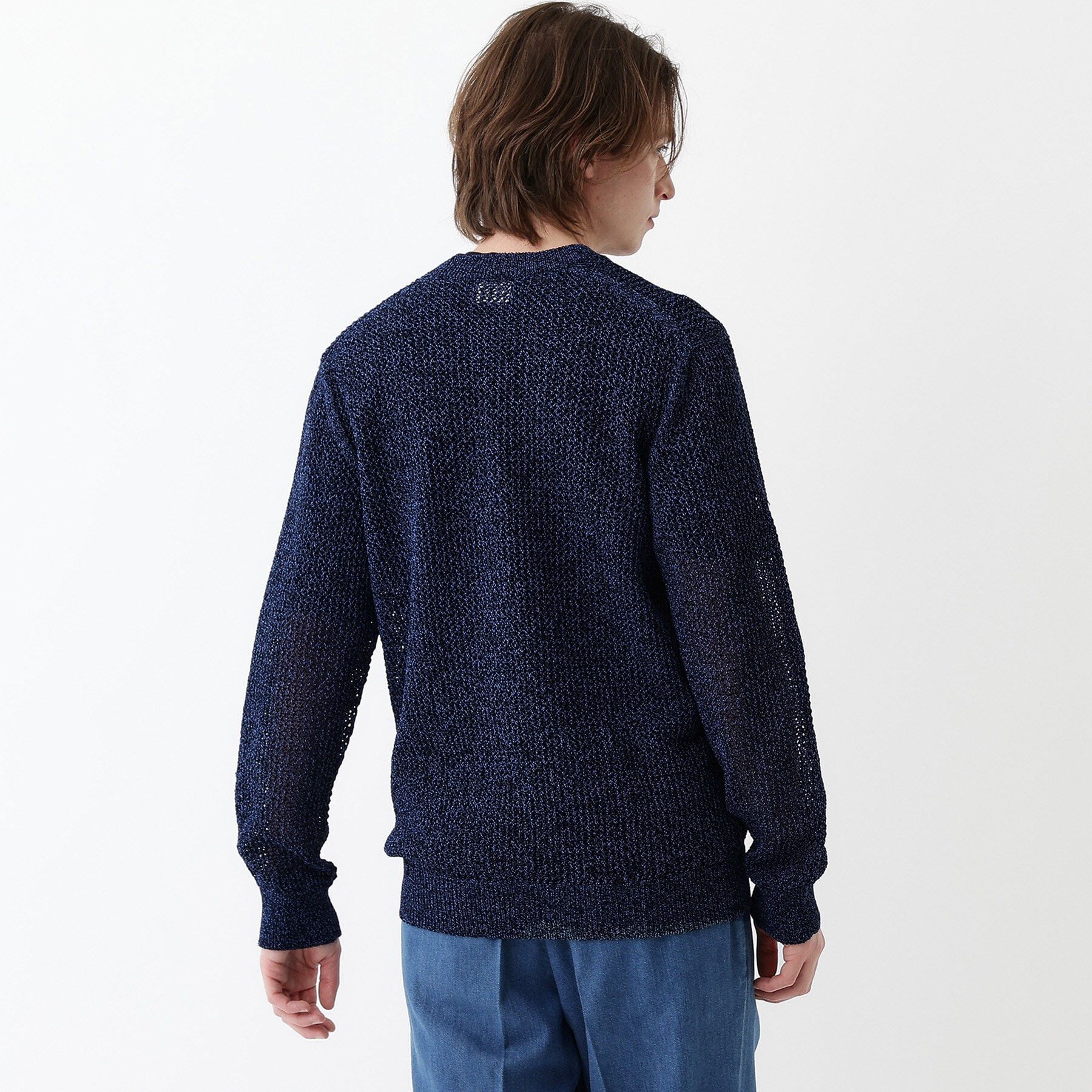 TAKEO KIKUCHI「【THE FLAGSHIP】ペーパーライク メランジニット」|ニット・セーター|