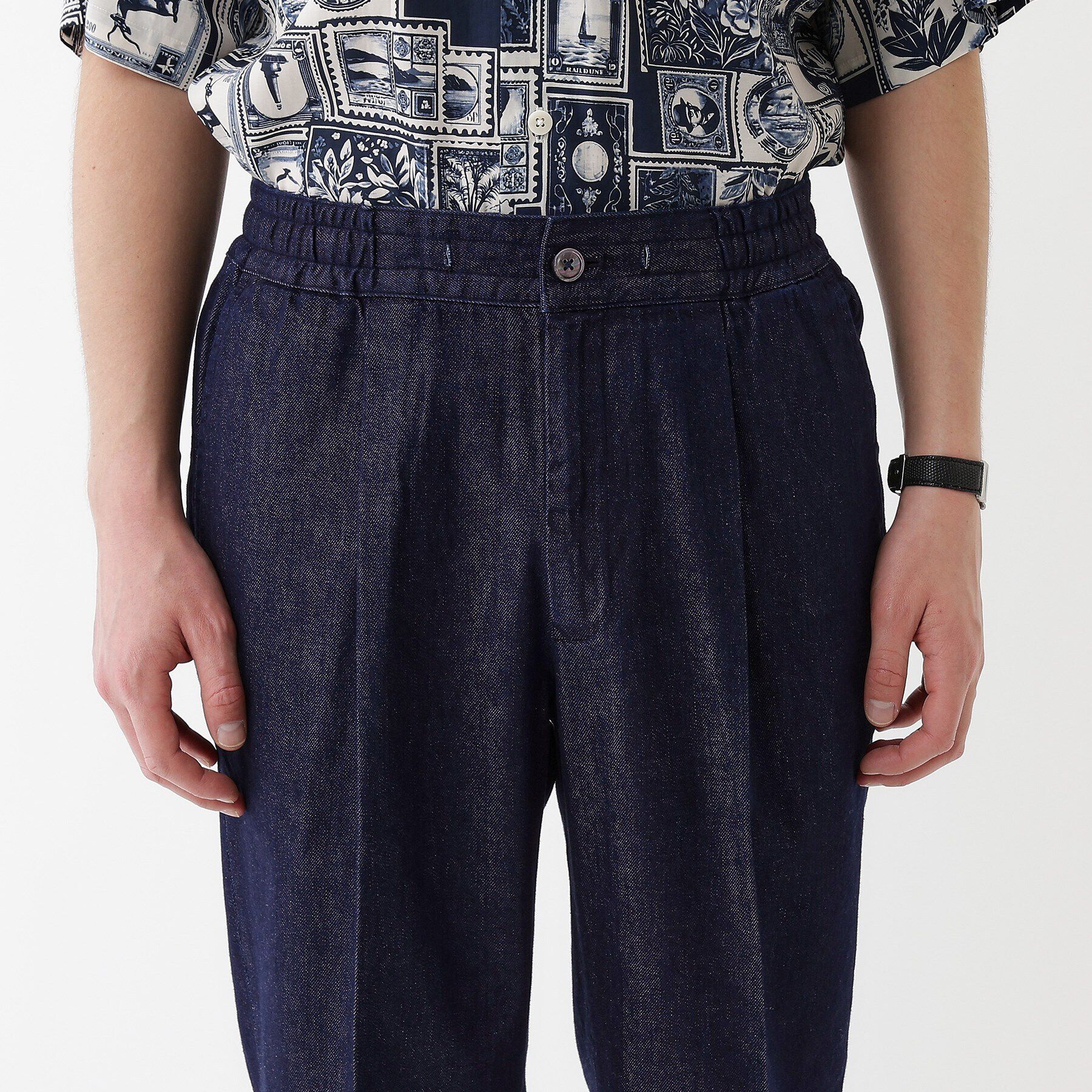 TAKEO KIKUCHI「【THE FLAGSHIP】綿キュプラウールデニム イージーパンツ」|その他|