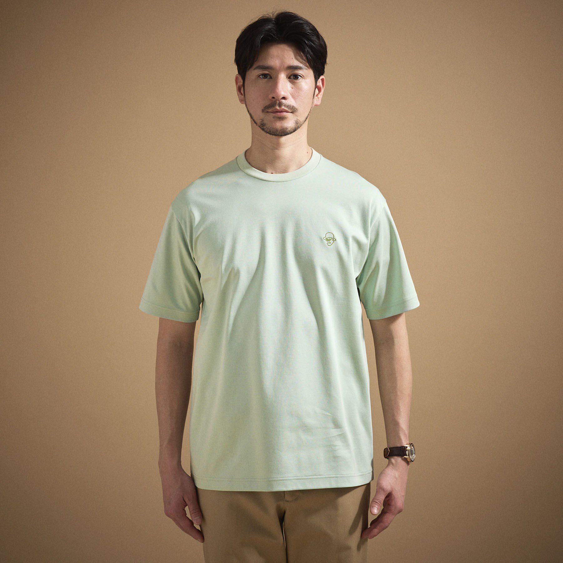 TAKEO KIKUCHI「ワンストローク刺繍 半袖 Tシャツ」|Tシャツ・カットソー|